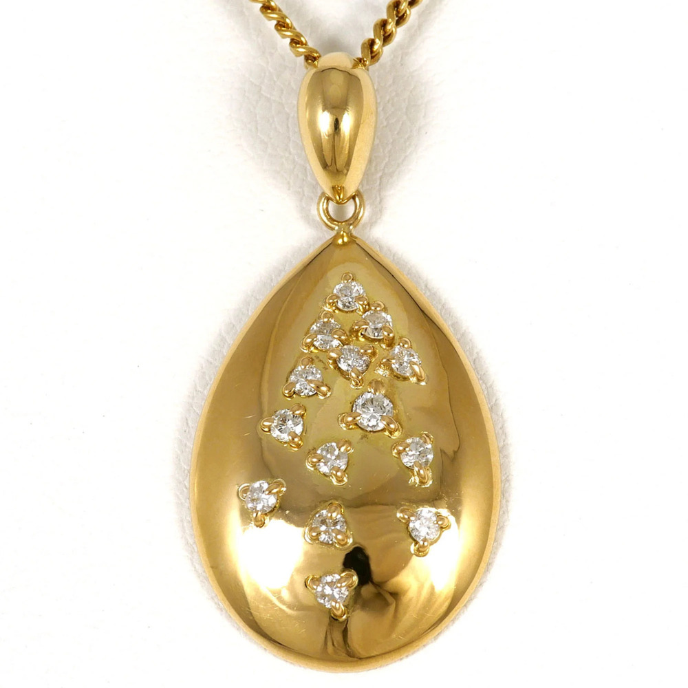 VINTAGE 18k Gold Diamond Necklace